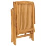 Set Salotto da Giardino 3 pz in Legno Massello di Teak