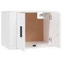 Set Mobili Porta TV 3 pz Bianco in Legno Multistrato