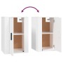 Set Mobili Porta TV 3 pz Bianco in Legno Multistrato