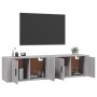 Mobili Porta TV a Parete 2 pz Grigio Sonoma 80x34,5x40 cm