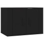 Mobili Porta TV a Parete 2 pz Nero 57x34,5x40 cm