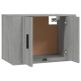 Set Mobili Porta TV 2 pz Grigio Sonoma in Legno Multistrato