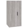 Set Mobili Porta TV 2 pz Grigio Sonoma in Legno Multistrato