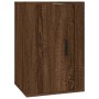 Set Mobili Porta TV 3 pz Rovere Marrone in Legno Multistrato