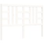 Giroletto con Testiera Bianco 160x200 cm Legno Massello