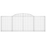 Cesti Gabbioni ad Arco 2 pz 300x30x100/120 cm Ferro Zincato