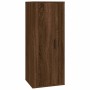 Set Mobili Porta TV 3 pz Rovere Marrone in Legno Multistrato