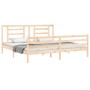 Giroletto con Testiera 200x200 cm in Legno Massello