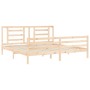 Giroletto con Testiera 200x200 cm in Legno Massello
