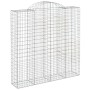 Cesti Gabbioni ad Arco 3 pz 200x50x200/220 cm Ferro Zincato