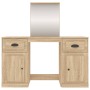 Toeletta con Specchio Rovere Sonoma 130x50x132,5 cm