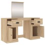 Toeletta con Specchio Rovere Sonoma 130x50x132,5 cm