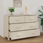 Credenza HAMAR Miele 113x40x80 cm in Legno Massello di Pino