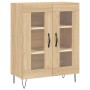 Credenza Rovere Sonoma 69,5x34x180 cm in Legno Multistrato