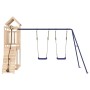 Set da Gioco da Esterno in Legno Massello di Pino