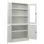 Armadio per Ufficio Grigio Chiaro 90x40x180 cm in Acciaio