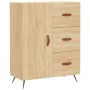 Credenza Rovere Sonoma 69,5x34x180 cm in Legno Multistrato