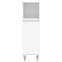 Set Mobili da Bagno 3 pz Bianco in Legno Multistrato