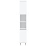 Set Mobili da Bagno 3 pz Bianco in Legno Multistrato