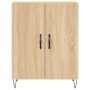 Credenza Rovere Sonoma 69,5x34x180 cm in Legno Multistrato