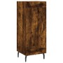 Credenza Rovere Fumo 34,5x34x180 cm in Legno Multistrato