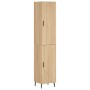 Credenza Rovere Sonoma 34,5x34x180 cm in Legno Multistrato