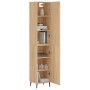 Credenza Rovere Sonoma 34,5x34x180 cm in Legno Multistrato