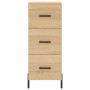 Credenza Rovere Sonoma 34,5x34x180 cm in Legno Multistrato