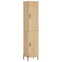 Credenza Rovere Sonoma 34,5x34x180 cm in Legno Multistrato