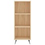 Credenza Rovere Sonoma 34,5x32,5x180 cm in Legno Multistrato