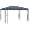 Gazebo con Stringa di Luci LED 400x300 cm Antracite