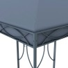 Gazebo con Stringa di Luci LED 400x300 cm Antracite