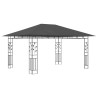 Gazebo con Zanzariera e Luci LED 4x3x2,73 m Antracite