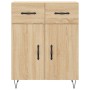 Credenza Rovere Sonoma 69,5x34x180 cm in Legno Multistrato