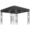 Gazebo con Stringa di Luci LED 3x3 m Antracite