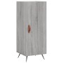 Credenza Grigio Sonoma 34,5x34x180 cm in Legno Multistrato