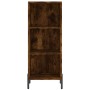 Credenza Rovere Fumo 34,5x32,5x180 cm in Legno Multistrato