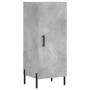 Credenza Grigio Cemento 34,5x34x180 cm in Legno Multistrato