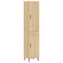 Credenza Rovere Sonoma 34,5x34x180 cm in Legno Multistrato