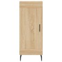 Credenza Rovere Sonoma 34,5x34x180 cm in Legno Multistrato