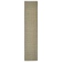 Tappeto in Sisal per Tiragraffi Tortora 66x300 cm