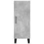 Credenza Grigio Cemento 34,5x34x180 cm in Legno Multistrato