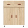 Credenza Rovere Sonoma 69,5x34x180 cm in Legno Multistrato