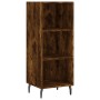 Credenza Rovere Fumo 34,5x34x180 cm in Legno Multistrato