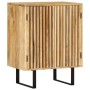 Credenza con 2 Ante 55x35x70 cm in Legno Massello di Mango