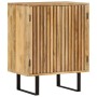 Credenza con 2 Ante 55x35x70 cm in Legno Massello di Mango