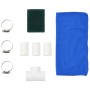 Fontana per Piscina con LED 22x60x70 cm in Acciaio Inox 304