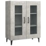 Credenza Grigio Cemento 69,5x34x90 cm in Legno Multistrato