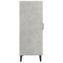 Credenza Grigio Cemento 69,5x34x90 cm in Legno Multistrato