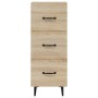 Credenza Rovere Sonoma 34,5x34x90 cm in Legno Multistrato